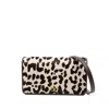Valentino Animal Print Shoulder Bag In Brown