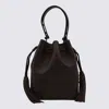 Valentino So Seau Tasseled Leather Bucket Bag In Brown