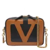 Valentino Versatile Shoulder Bag And Chain Strap In Brown