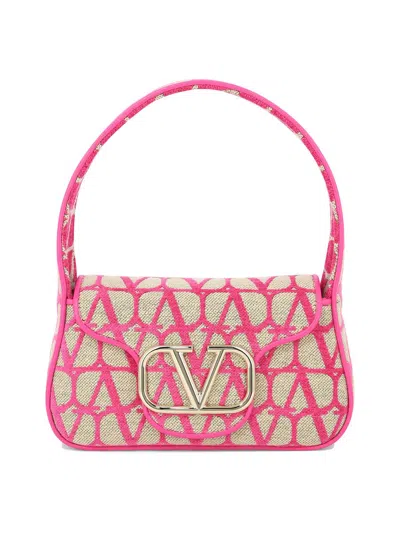 Valentino Garavani Bags In Naturale/pink Pp