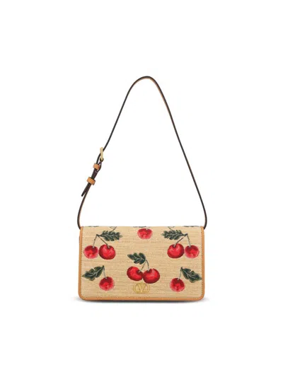 Valentino Garavani Bags In Natural/multicolor/natural Ca