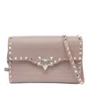 Valentino Small Rockstud Crossbody Bag In Pink