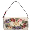Valentino Small Vain Soft Shoulder Bag Embroidered In Sand