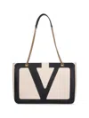 Valentino 'viva Superstar' Medium Tote Bag In White