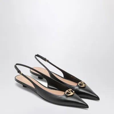 Valentino Garavani Ballerina Slingback Vlogo The Bold Edition Black Women In Nero
