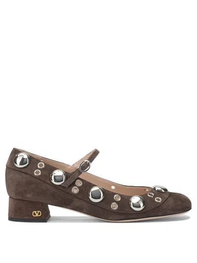 Valentino Garavani Ballerinas In Brown