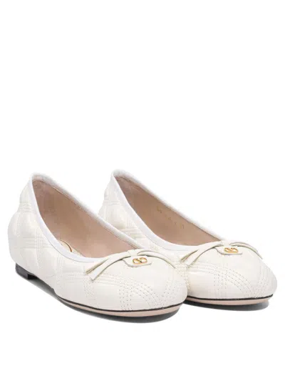 Valentino Garavani Ballerinas In White