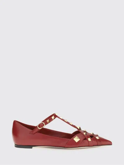 Valentino Garavani Ballet Flat Woman In Red