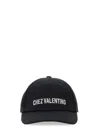 Valentino Cotton Baseball Cap With Embroidery