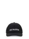 Valentino Cotton Baseball Cap With Embroidery