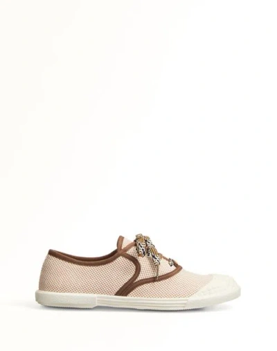 VALENTINO GARAVANI VALENTINO GARAVANI BAY BY BAY CANVAS TRAINER WOMAN BEIGE 41