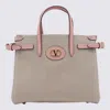 Valentino Garavani Beige Cotton Antibes Tote