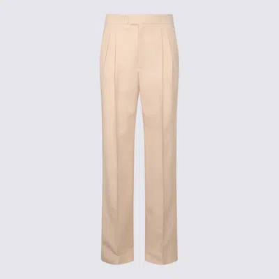 VALENTINO VALENTINO GARAVANI BEIGE COTTON PANTS