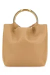 Valentino Women's Beige Leather Bucket Bag