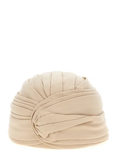 Valentino Garavani Beige Virgin Wool Women's Hat