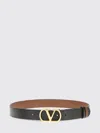 Valentino Garavani Vlogo Reversible Leather Belt In Multi