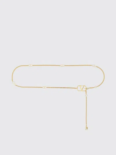 Valentino Garavani Belt Woman In Gold