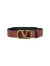 Valentino V Logo Reversible Belt