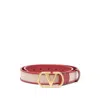 Valentino Leather Belts In Red