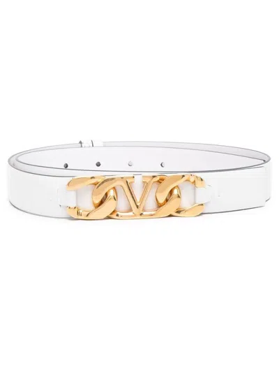 Valentino Garavani Belts In White