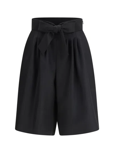 Valentino Garavani Bermuda Shorts In Black