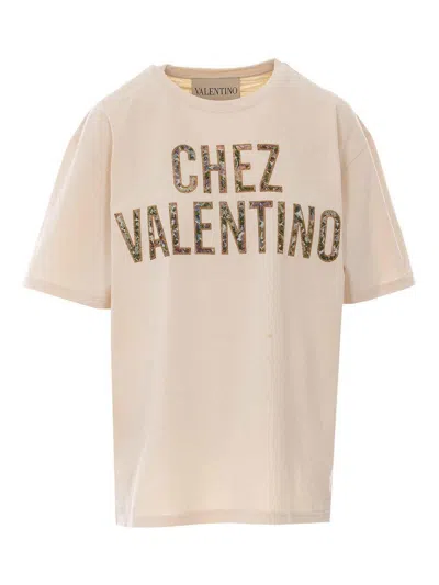 Valentino Garavani Betulla Beige Chez  T-shirt