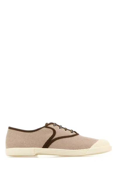 Valentino Garavani Bicolortobaccotobaccoivory Cotton Sneakers In Neutral