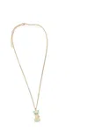Valentino Multicolor Nylon And Metal Le Chat De La Maison Necklace
