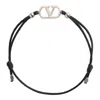 Valentino Garavani Men Vlogo Signature Bracelet In Black