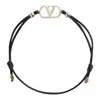 Valentino Garavani Men Vlogo Signature Bracelet In Black