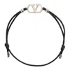 Valentino Garavani Men Vlogo Signature Bracelet In Black