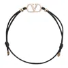 Valentino Garavani Men Vlogo Signature Bracelet In Black