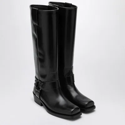 Valentino Garavani Biker Rockstud High Boot
