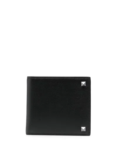 Valentino Garavani Billfold Wallet Only Card In Black
