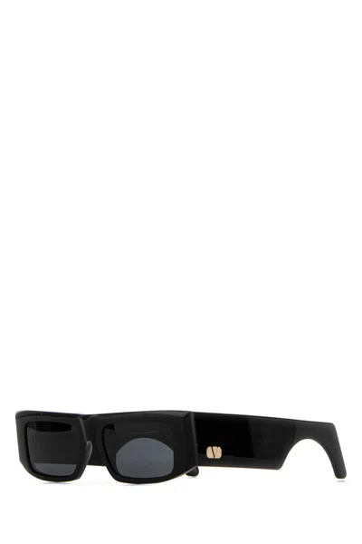 Valentino Garavani Black Acetate Sunglasses