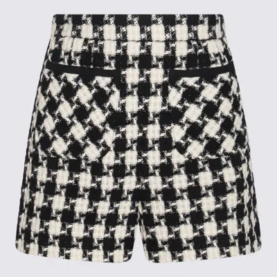 Valentino Garavani Black And White Shorts