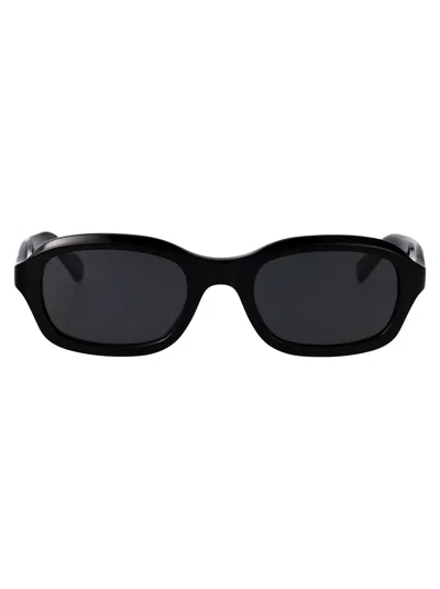 Valentino Garavani Black Black Grey Acetate Sunglasses