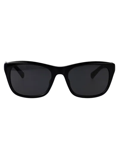 Valentino Garavani Black Black Grey Acetate Sunglasses