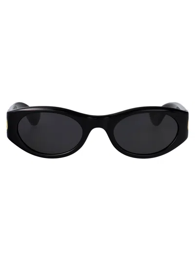 Valentino Garavani Black Black Grey Acetate Sunglasses