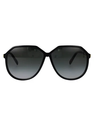 Valentino Garavani Black Black Grey Acetate Sunglasses