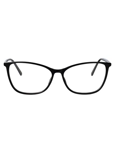 Valentino Garavani Black Black Transparent Acetate Glasses