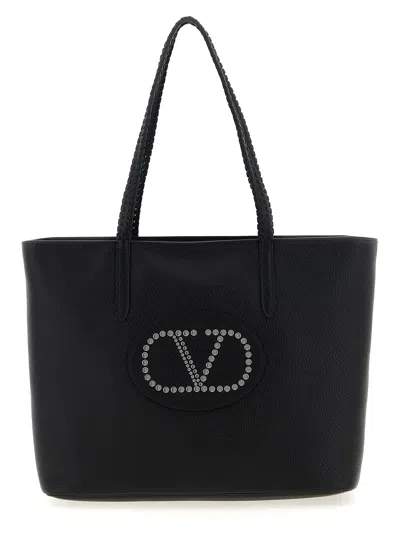 Valentino Garavani Black Calfskin Tote Women's Bag
