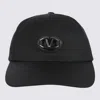 VALENTINO GARAVANI VALENTINO GARAVANI BLACK COTTON BASEBALL CAP