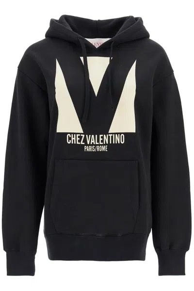 Valentino Garavani Black Cotton Sweatshirt