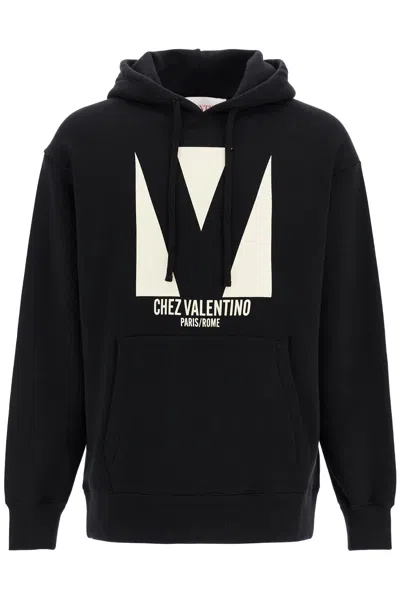 Valentino Garavani Black Cotton Sweatshirt