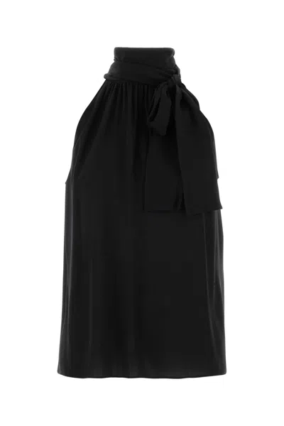 Valentino Garavani Black Crepe Top
