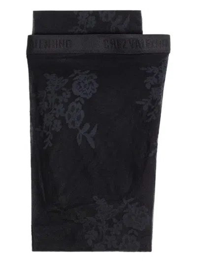 Valentino Garavani Black Lace Tights