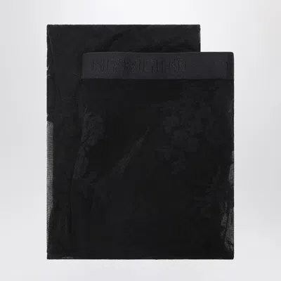 Valentino Garavani Black Lace Tights Women