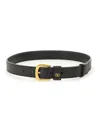Valentino Garavani Vlogo Signature Belt In Shiny Calfskin 30 Mm With Enamelled Logo Detail Woman Bla