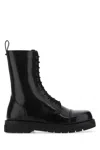 Valentino Camden Combat Boot In Black